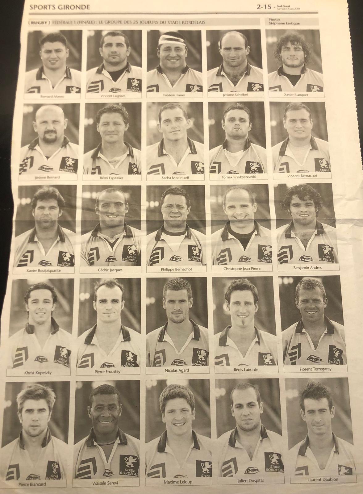 Les h&eacute;ros de la mont&eacute;e en 2004